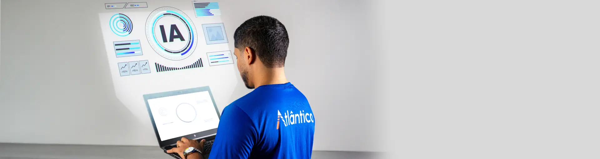 Atuação de ponta a ponta, desde de infraestrutura a software